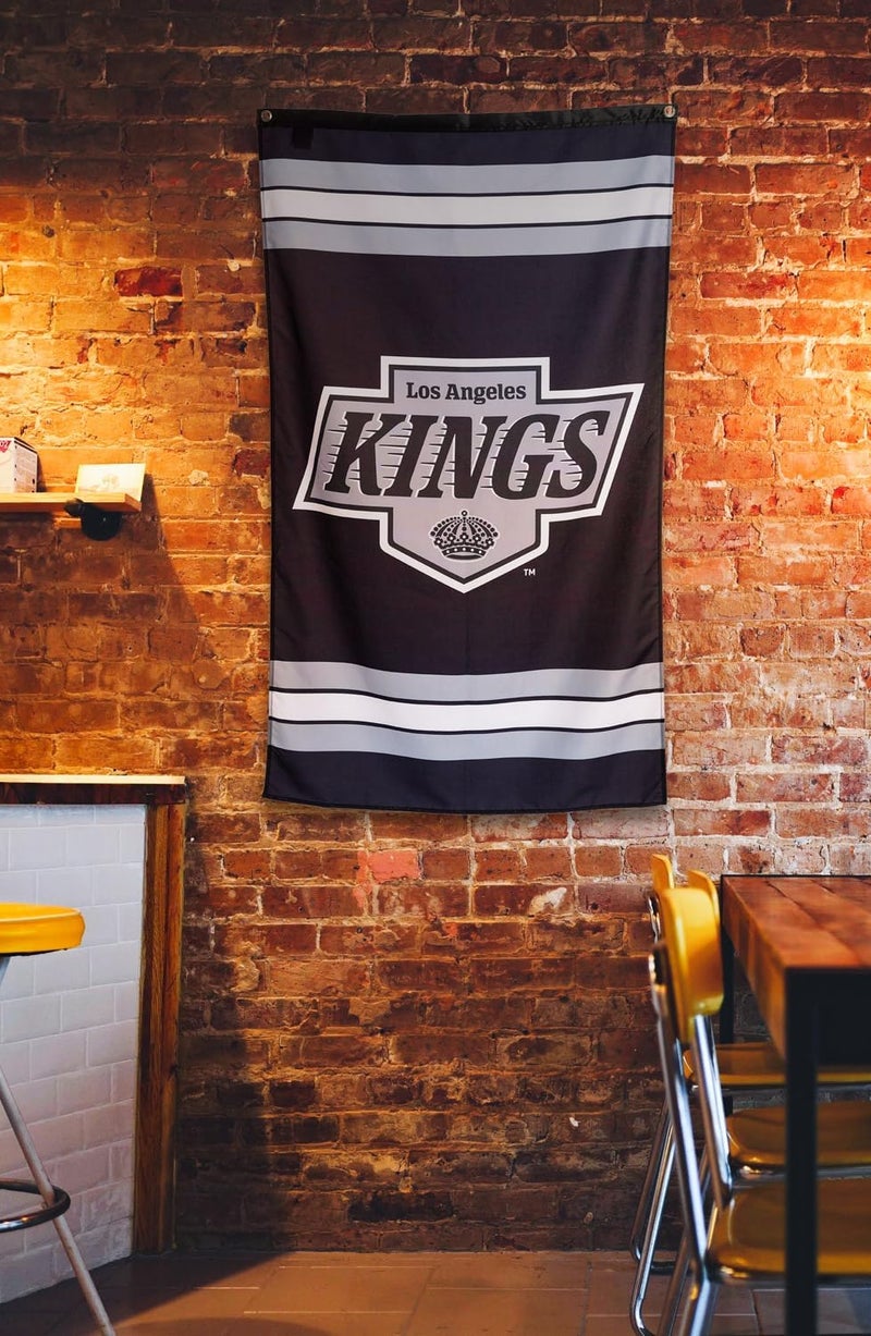 Calhoun NHL Officially Licensed Indoor Team Logo Wall Banner - LA Kings (30" by 50") - Image 2